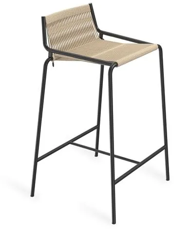 Thorup Copenhagen Noel Bárszék Fekete/Len H67 cm