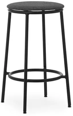 Normann Copenhagen Circa Bárszék H65 Kárpitozott Fekete/MLF16 Fekete