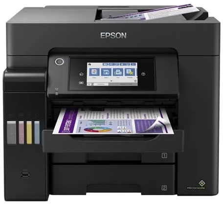 Epson EcoTank ET-5850 Minden egyben tintasugaras multifunkciós nyomtató faxszal - Színes - Tinta