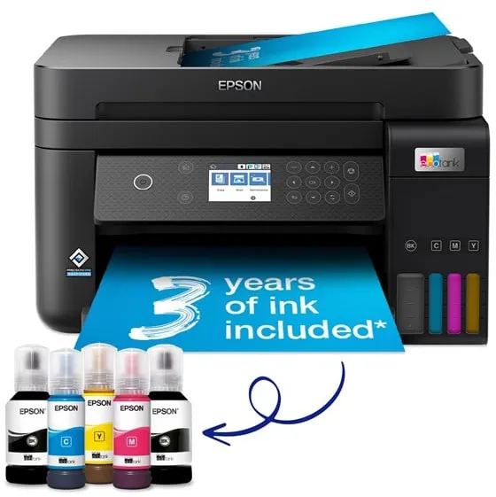 Epson EcoTank ET-3850 Minden egyben tintasugaras nyomtató multifunkciós eszköz - Színes - Tinta