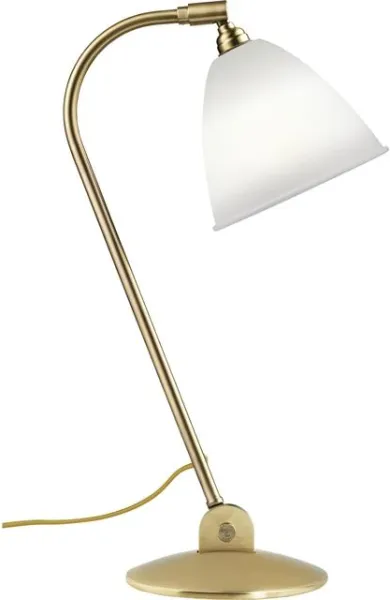 GUBI Bestlite BL2 asztali lámpa sárgaréz és porcelán