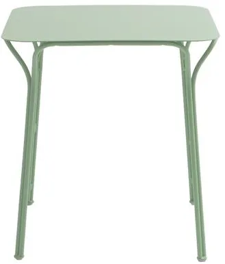 Kartell Hiray kültéri asztal, négyzet alakú H72 zöld