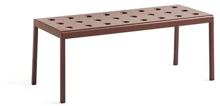 HAY Balcony Alacsony Asztal L96,5 x H39 Iron Red