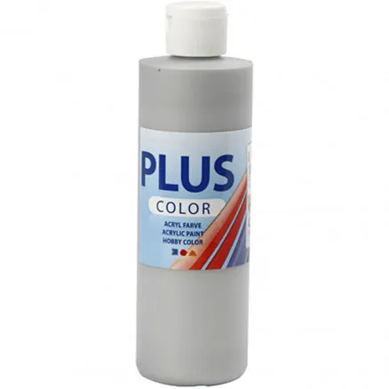 Plus Color Hobbi festék, Ezüst, 250 ml/1 fl.