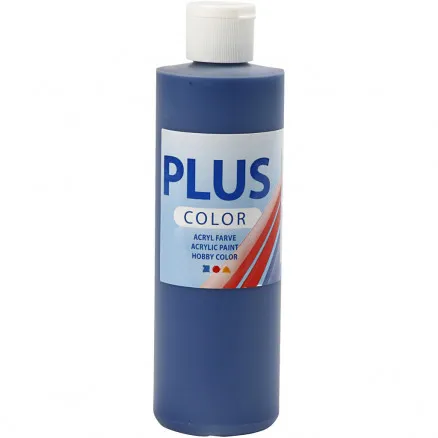 Plus Color Hobbi festék, tengerészkék, 250 ml/1 fl.