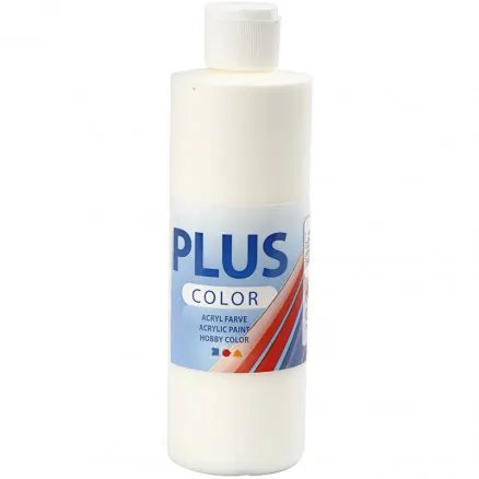 Plus Color Hobbi festék, törtfehér, 250ml