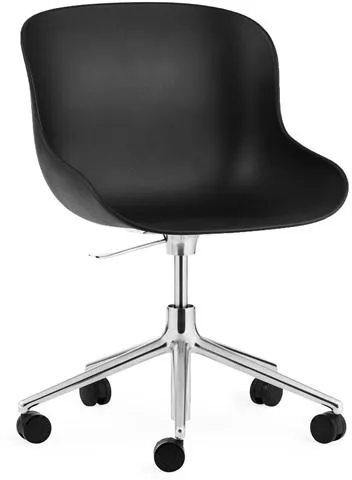 Normann Copenhagen Hyg Irodai szék kerekekkel Alumínium/Fekete