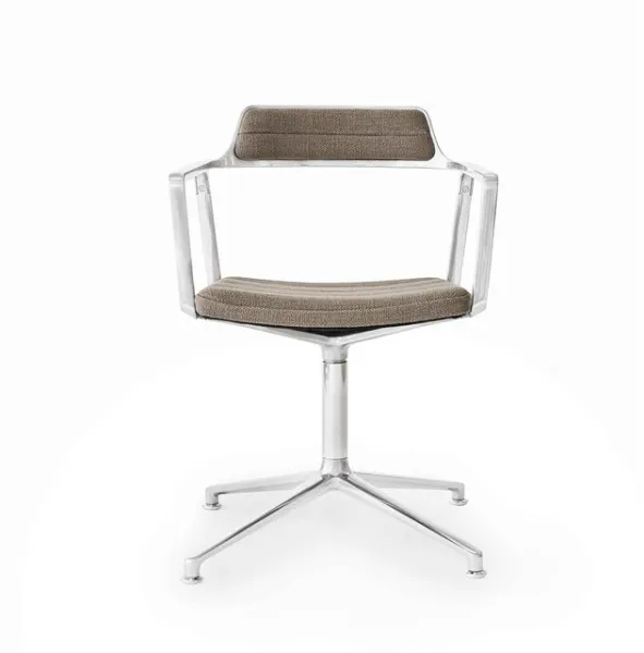 Vipp 452 Swivel Forgószék Sötét Homok/Alumínium