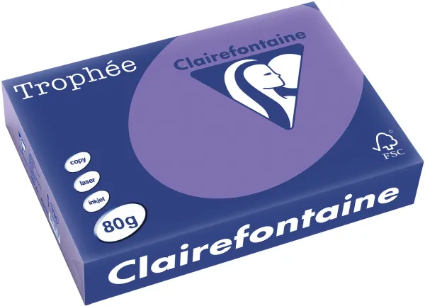 Q-connect Trophee másolópapír A4 80g erős ibolya 500 lap