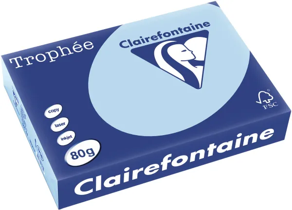 Q-connect Trophee másolópapír A4 80g pasztellkék 500 lap
