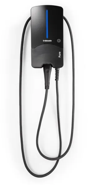 Webasto Pure töltődoboz 22 kW Type 2 Black Edition 4,5 m kábellel - Integrált Type B hibaáram-védőkapcsoló