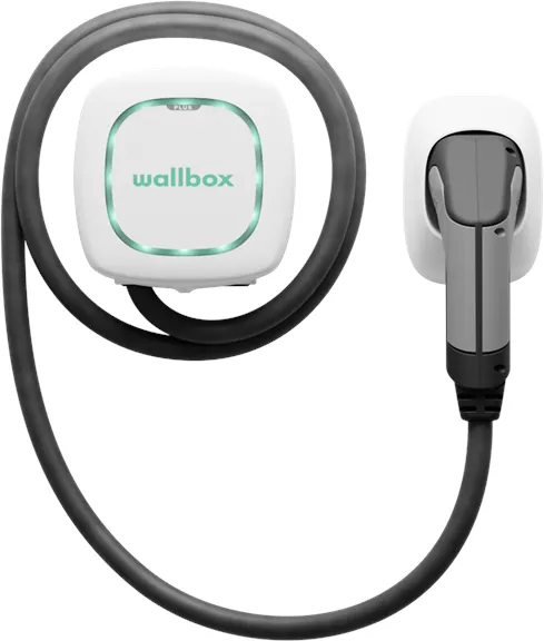 Wallbox Pulsar Plus töltőállomás Wi-Fi-vel, 22 kW, 7 méter, 2-es típus, fehér
