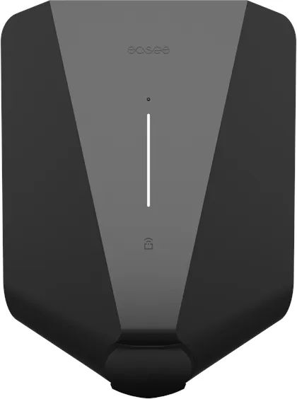 Easee LITE töltőállomás 11 kW, kWh mérővel, 2-es típus, WiFi és 4G, fekete
