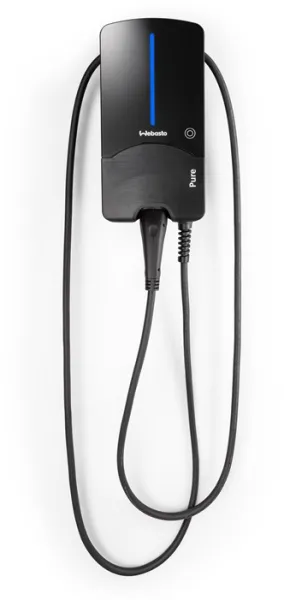 Webasto Pure töltődoboz 22 kW Type 2 Black Edition 7 m kábellel - Beépített Type B hibaáram-védőkapcsolóval