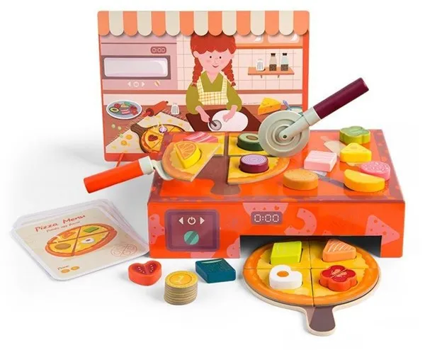 TOPBRIGHT TopBright Logi-Form Pizza tanulójáték készlet