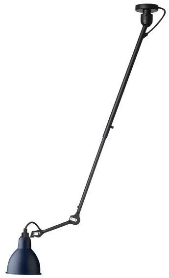 Lampe Gras N302 Matt fekete és matt kék mennyezeti lámpa