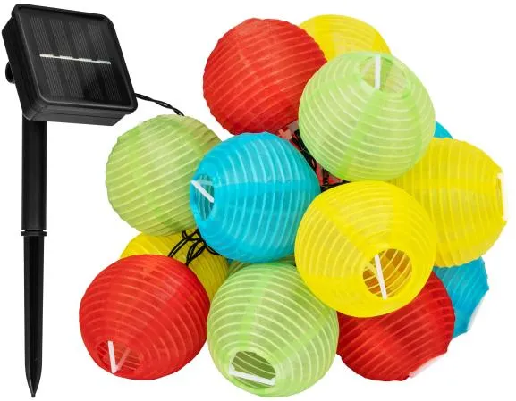 Napelemes fényfüzér 20 LED