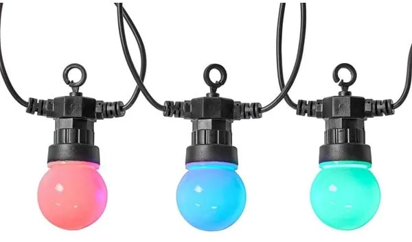 Nedis SmartLife Party Fényfüzér - 10 méter, 20 lámpával - RGB