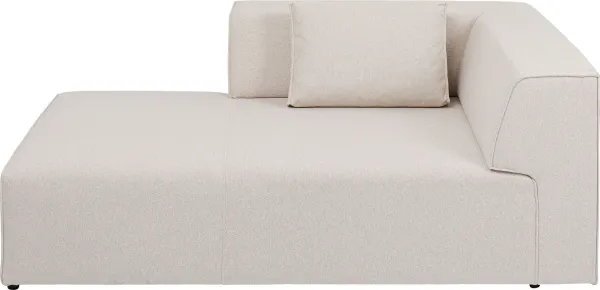 KARE DESIGN Infinity Ottomane Elements Cream Left modul - krémszínű poliészter és polipropilén