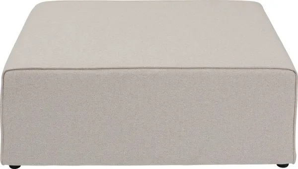KARE DESIGN Infinity Pouff Elements Cream modul - krémszínű poliészter és polipropilén (68x100)