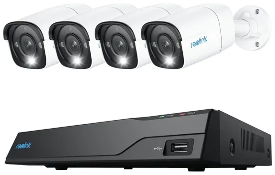 REOLINK NVS8-12MB4 - NVR + kamera(k) - vezetékes (Ethernet 10Base-T/100Base-T) - AC táplált PoE