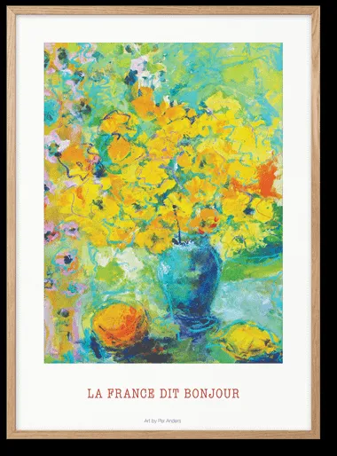 Peléton La France Köszön Helló 50x70 Poszter