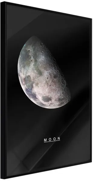 ARTGEIST Poszter keretben - The Solar System: Moon Arany paszpartuval 20x30