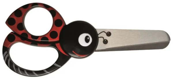 Fiskars gyerekoló olló katicabogár mintával