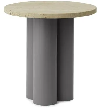 Normann Copenhagen Dit Oldal Asztal Szürke/Travertine Light