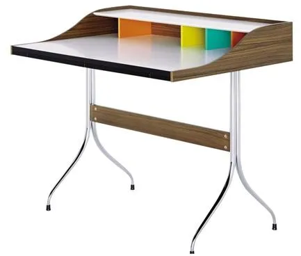 Vitra Home Íróasztal Dió/Króm