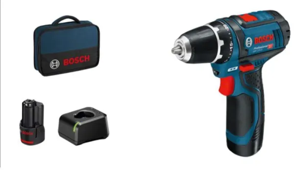 Bosch 12V Csavarhúzó GSR 12V-15 2X2,0AH 1XGAL 12V-20 TÁSKA