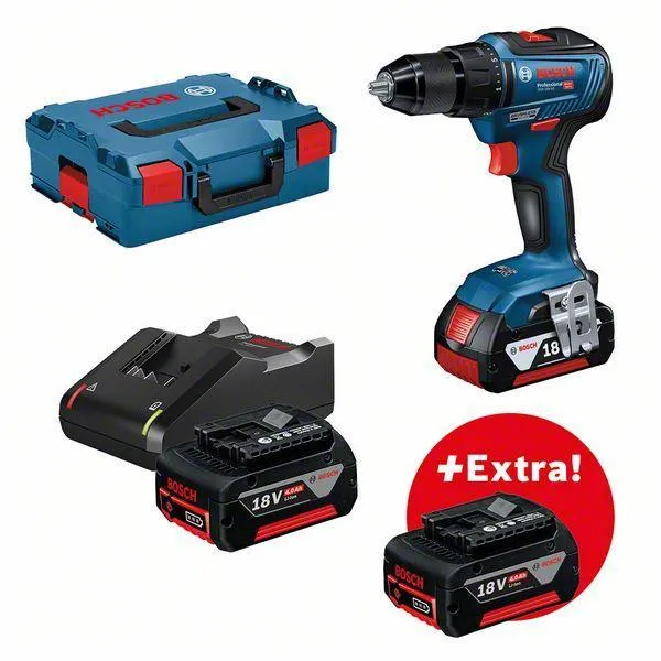 Bosch Csavarozó GSR 18V-55 3X4AH L-BOXX