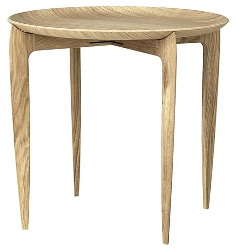 Fritz Hansen Tray dohányzóasztal tölgy Ø45