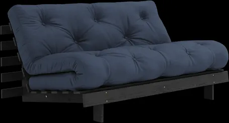Karup Design Roots kanapé Roots matraccal 160x200 tengerészkék/feketére lakkozott