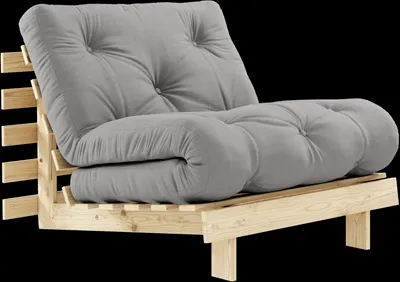 Karup Design Roots Kanapé Ággyal 90x200 746 Szürke/Fenyőfa