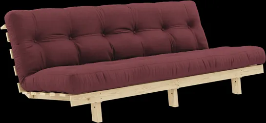 Karup Design Lean Kanapéágy Alpha matraccal 130x200 Bordeaux/Raw