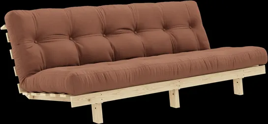 Karup Design Lean Kanapéágy Alpha matraccal 130x200 Clay Brown/Raw