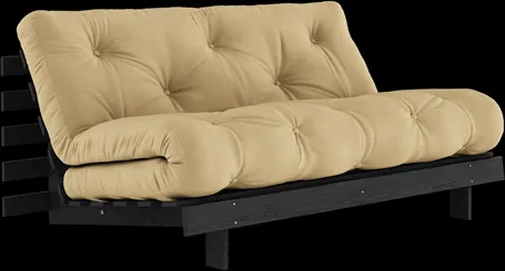 Karup Design Roots Kanapé Roots matraccal 160x200 Búzabeige/Feketelakkozott