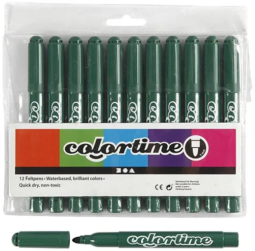 Creativ Company Green Jumbo tollak 12 db.