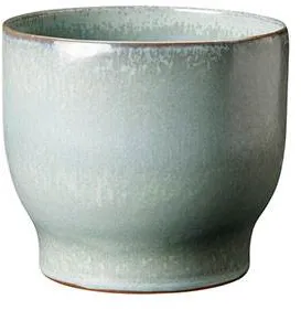 Knabstrup Keramik virágtartó, soft mint - Ø:12,5 cm