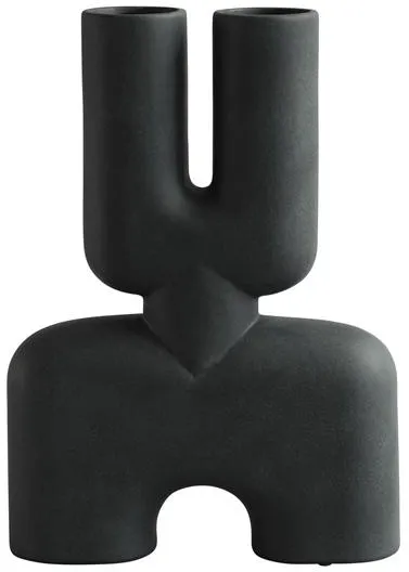 101 Copenhagen Cobra Double Vase Hexa Fekete