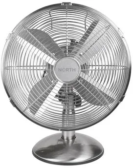 NORTH Asztali Ventilátor 30cm Szatén Króm