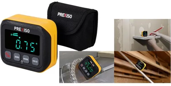 Prexiso Mágneses digitális szögmérő PAG90B